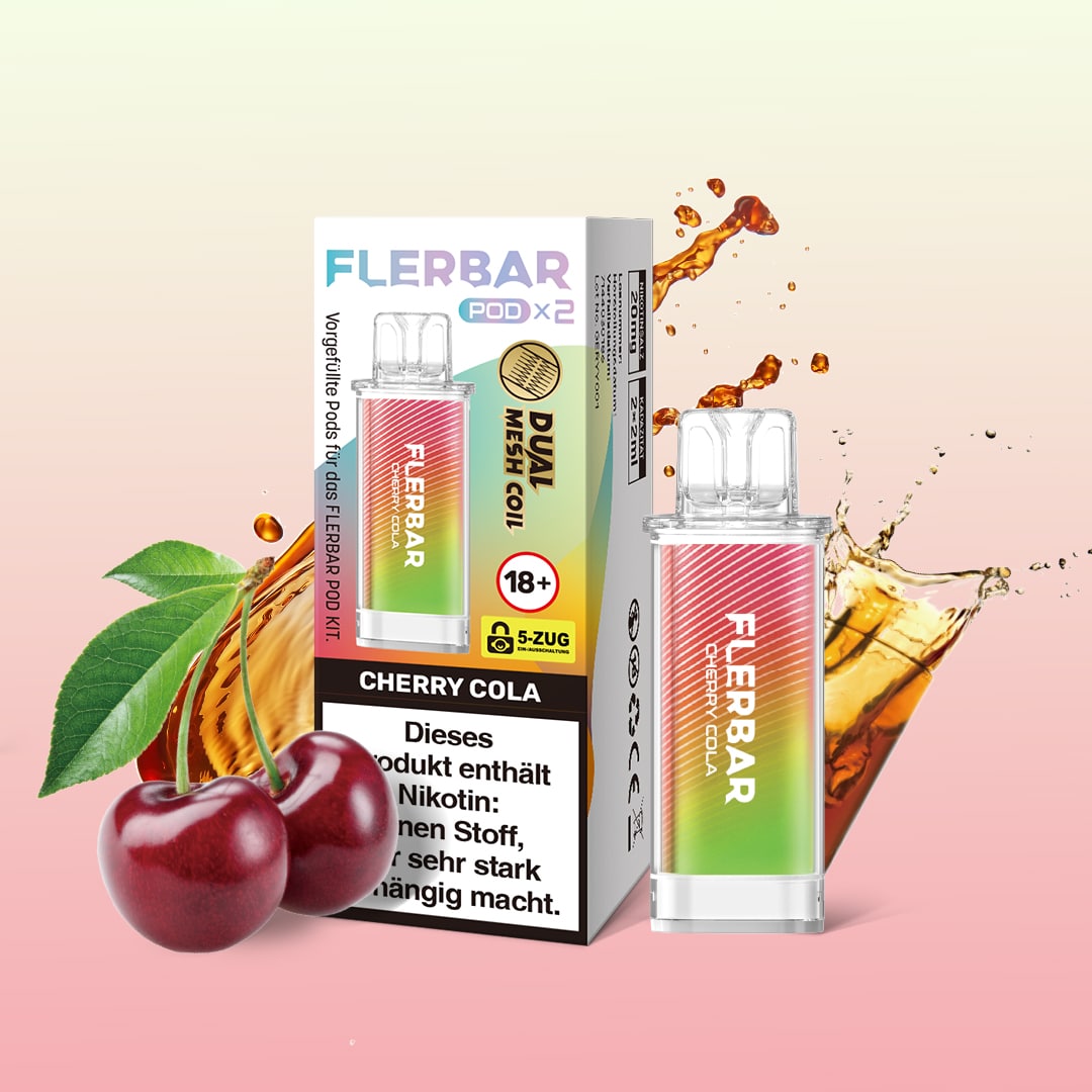 Flerbar | Cherry Cola | Liquid Pod | 20mg | 2er Pack
