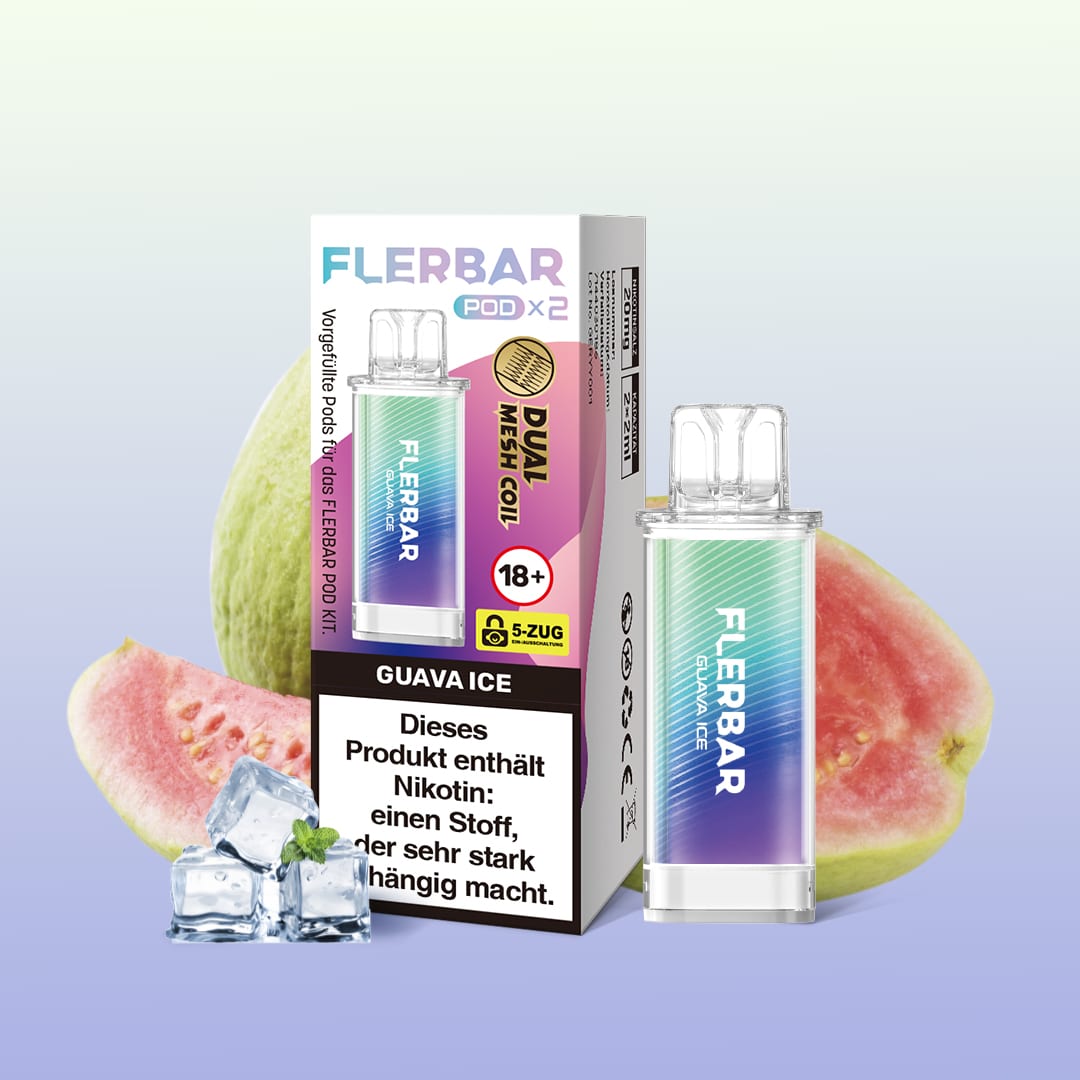 Flerbar | Guava Ice | Liquid Pod | 20mg | 2er Pack