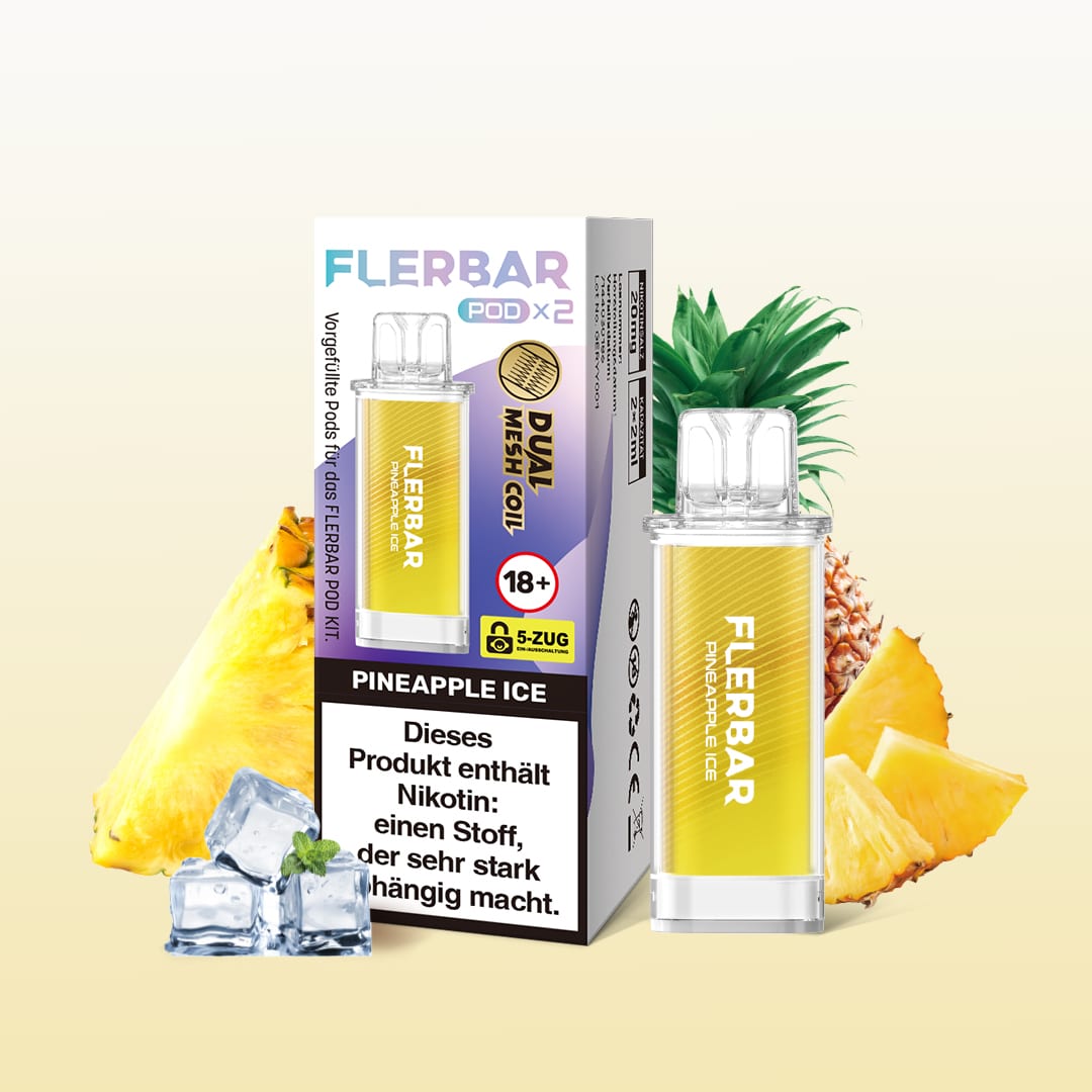 Flerbar | Pineapple Ice | Liquid Pod | 20mg | 2er Pack