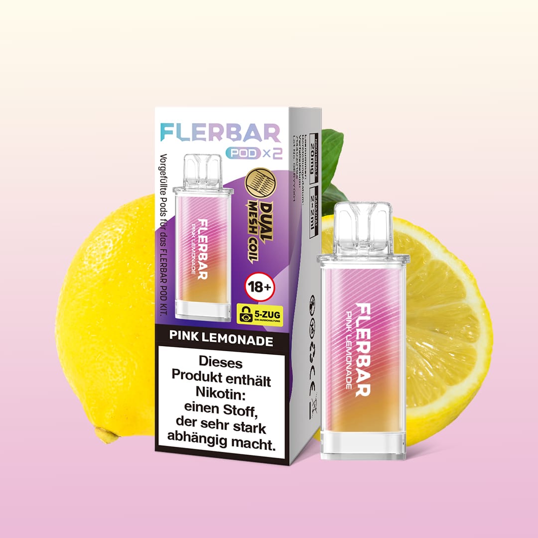 Flerbar | Pink Lemonade | Liquid Pod | 20mg | 2er Pack