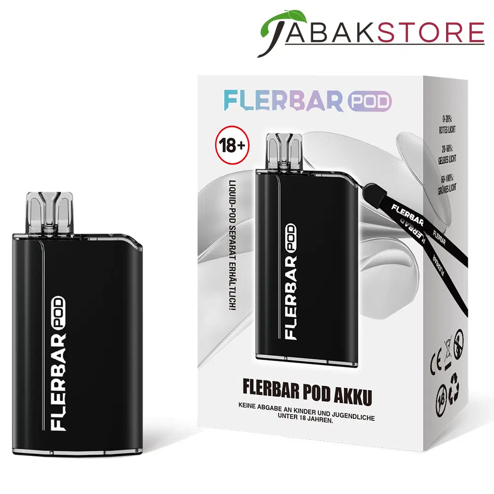 Flerbar | Pod Kit | Akkuträger | Black
