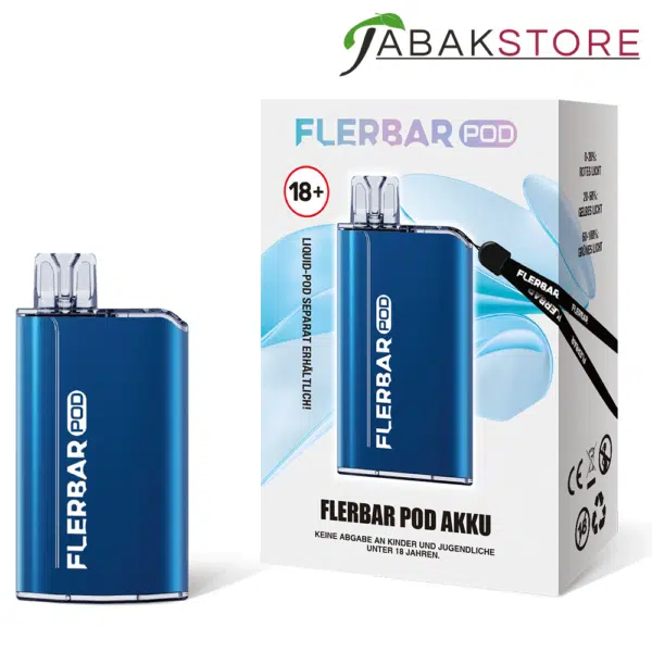 Flerbar-Prefilled-Device-in-der-Farbe-Blue