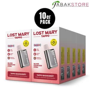 Lost-Mary-Tappo-Device-Silver-Stainless-Steel-10er-Pack