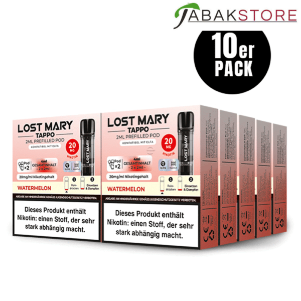 Lost-Mary-Tappo-Watermelon-Pods-im-10er-Pack