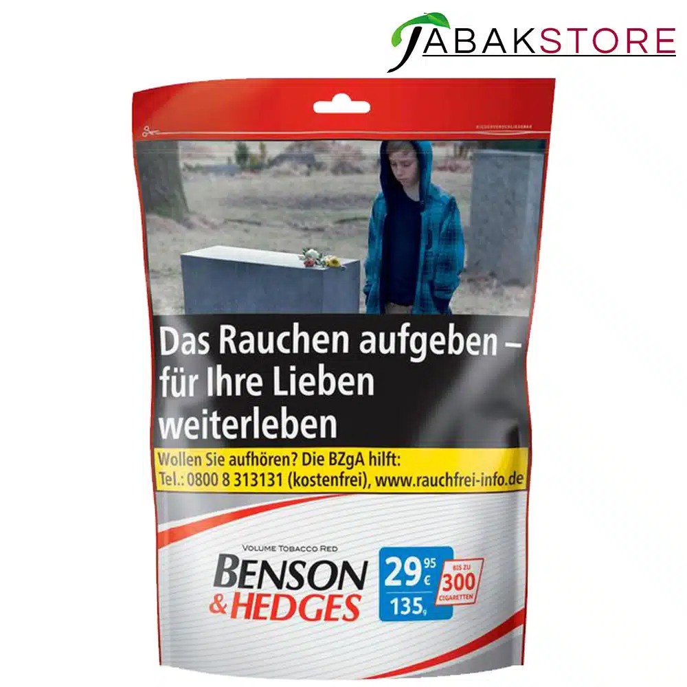 Benson & Hedges | Volumentabak | 135g | Tüte | 29,95€