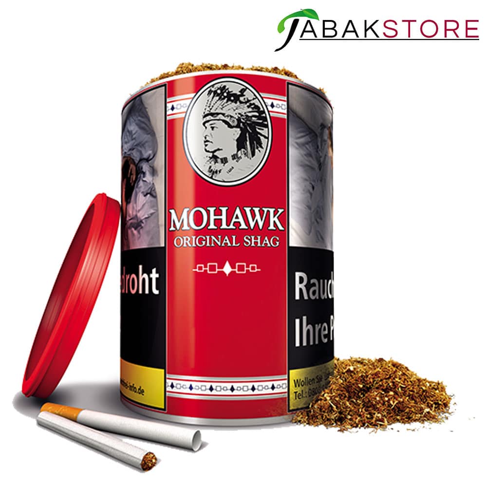 Mohawk Zigarettentabak | Original Shag | 150g Dose | 24,50 Euro ...