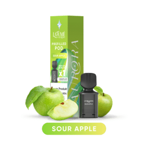 Aurora-Pod_Sour-Apple-Verpackung
