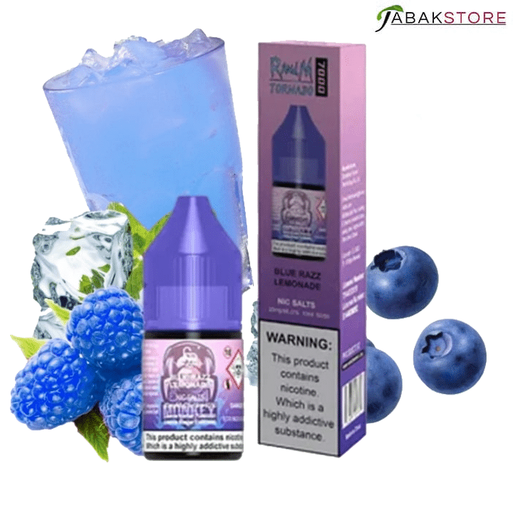 RandM Tornado | Liquid | Blue Razz Lemonade | 20mg | 6,49 Euro