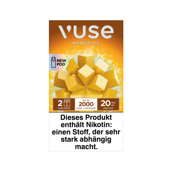 Vuse ePod Caps Mango Ice Front Ansicht 20mg