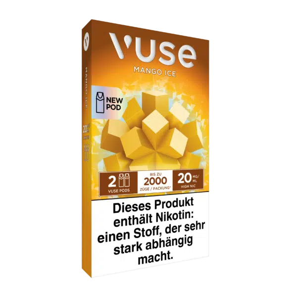 Vuse ePod Caps Mango Ice Links Ansicht 20mg