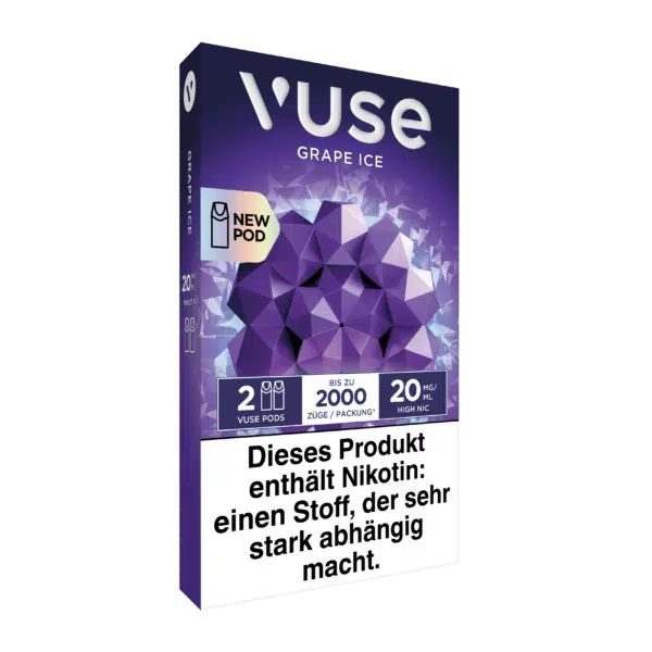 Vuse ePod Caps Grape Ice Linksansicht 20mg