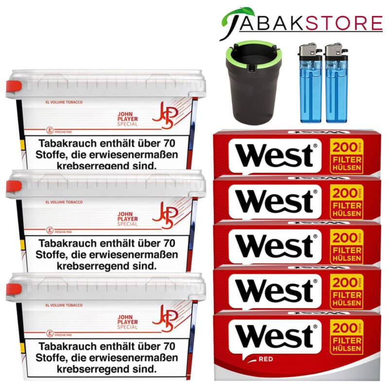 John Player Blau Tabak Eimer 400g John Player Tabak online kaufen – Klassischer Stil