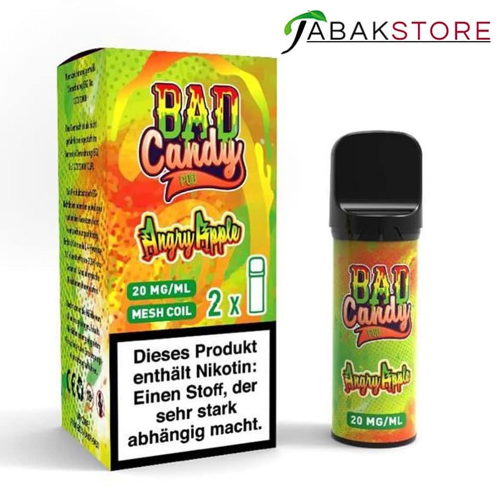 Bad Candy | Angry Apple | Liquid Pod | 20mg | 2er Pack