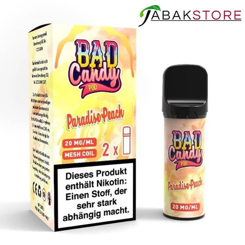 Bad Candy | Paradise Peach | Liquid Pod | 20mg | 2er Pack