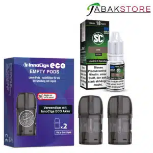 Innocigs-Empty-Pods-mit-RY4-SC-Liquid-mit-18mg-Nikotin