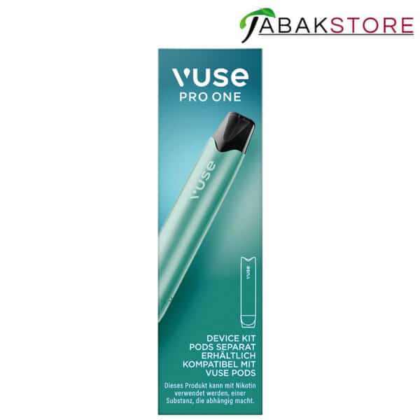 Vuse-Pro-One-Device-Pen-Aqua-in-der-Verpackung