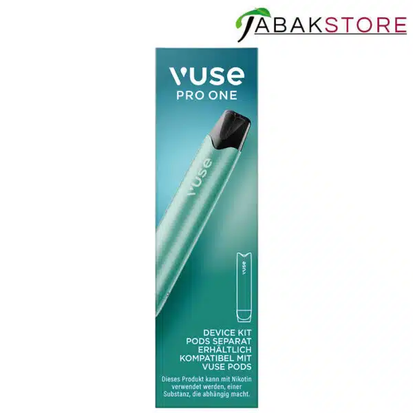 Vuse-Pro-One-Device-Pen-Aqua-in-der-Verpackung