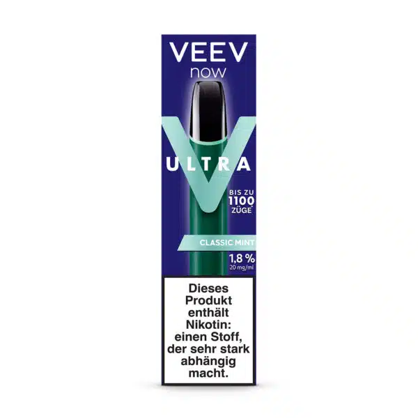 Veev Now ultra Classic Mint von vorne