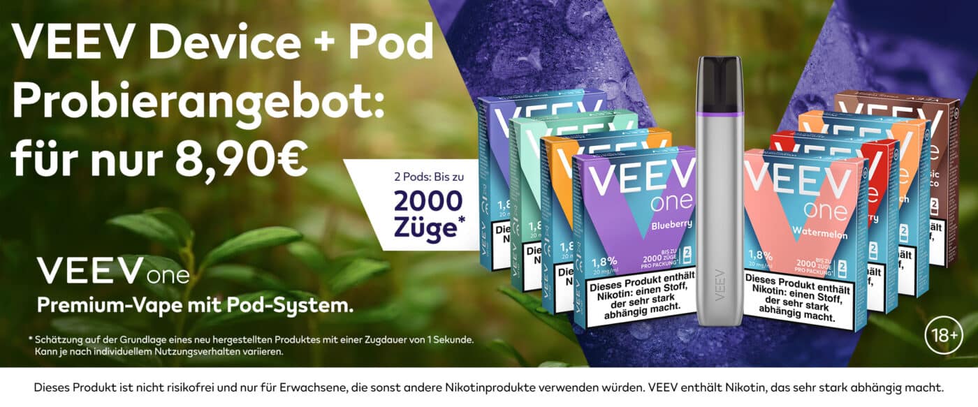 Veev-One-Device-plus-gratis-Packung-Pod