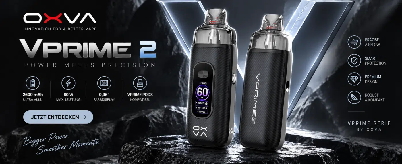 OXVA VPrime 2 Banner