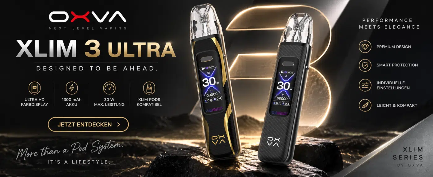 OXVA Xlim Ultra 3 Banner