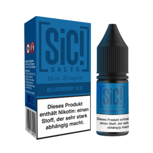 SiC Salt Liquid Blueberry Ice mit Box und Flasche