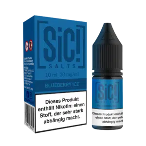 SiC Salt Liquid Blueberry Ice mit Box und Flasche