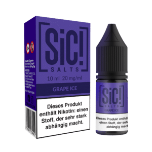 SiC Salt Liquid Grape Ice mit Box und Flasche