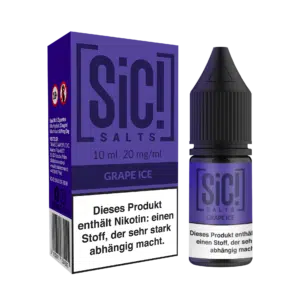 SiC Salt Liquid Grape Ice mit Box und Flasche