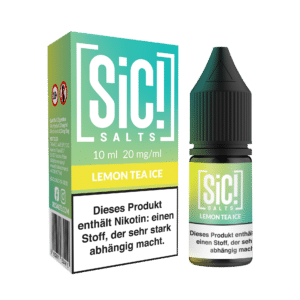 SiC Salt Liquid Lemon Tea Ice mit Box und Flasche