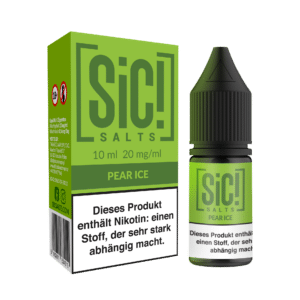 SiC Salt Liquid Pear Ice mit Box und Flasche