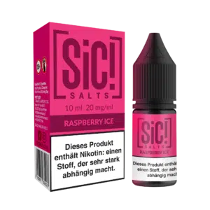 SiC Salt Liquid Raspberry Ice mit Box und Flasche