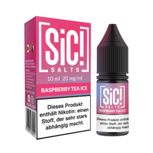 SiC Salt Liquid Raspberry Tea Ice mit Box und Flasche