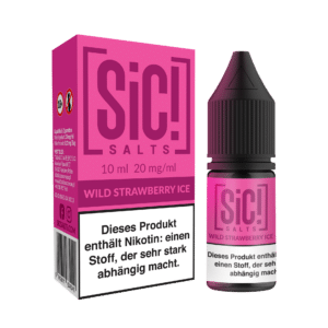 SiC Salt Liquid Wild Strawberry Ice mit Box und Flasche