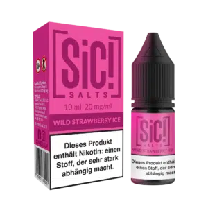 SiC Salt Liquid Wild Strawberry Ice mit Box und Flasche