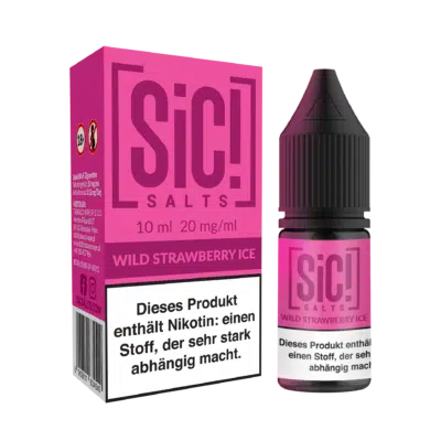 SiC Salt Liquid Wild Strawberry Ice mit Box und Flasche