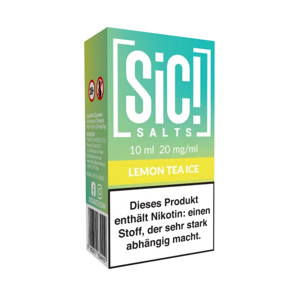 Sic! Salt Lemon Ice Tea 20mg 10ml Box