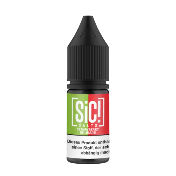 Sic! Salt Strawberry Rhubarb 20mg 10ml flasche