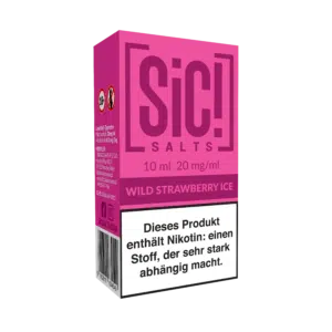 Sic! Salt Wild Strawberry Ice 20mg 10ml Box