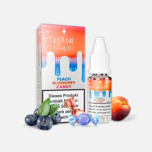 La Fume Liquid Peach Blueberry Candy 20mg in 10ml Liquid