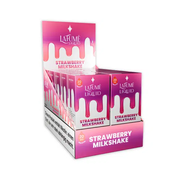 La Fume Strawberry Milkshake Liquid 20mg 10ml im Gebinde