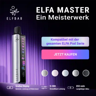 Elfbar Master Banner mit allen Farben