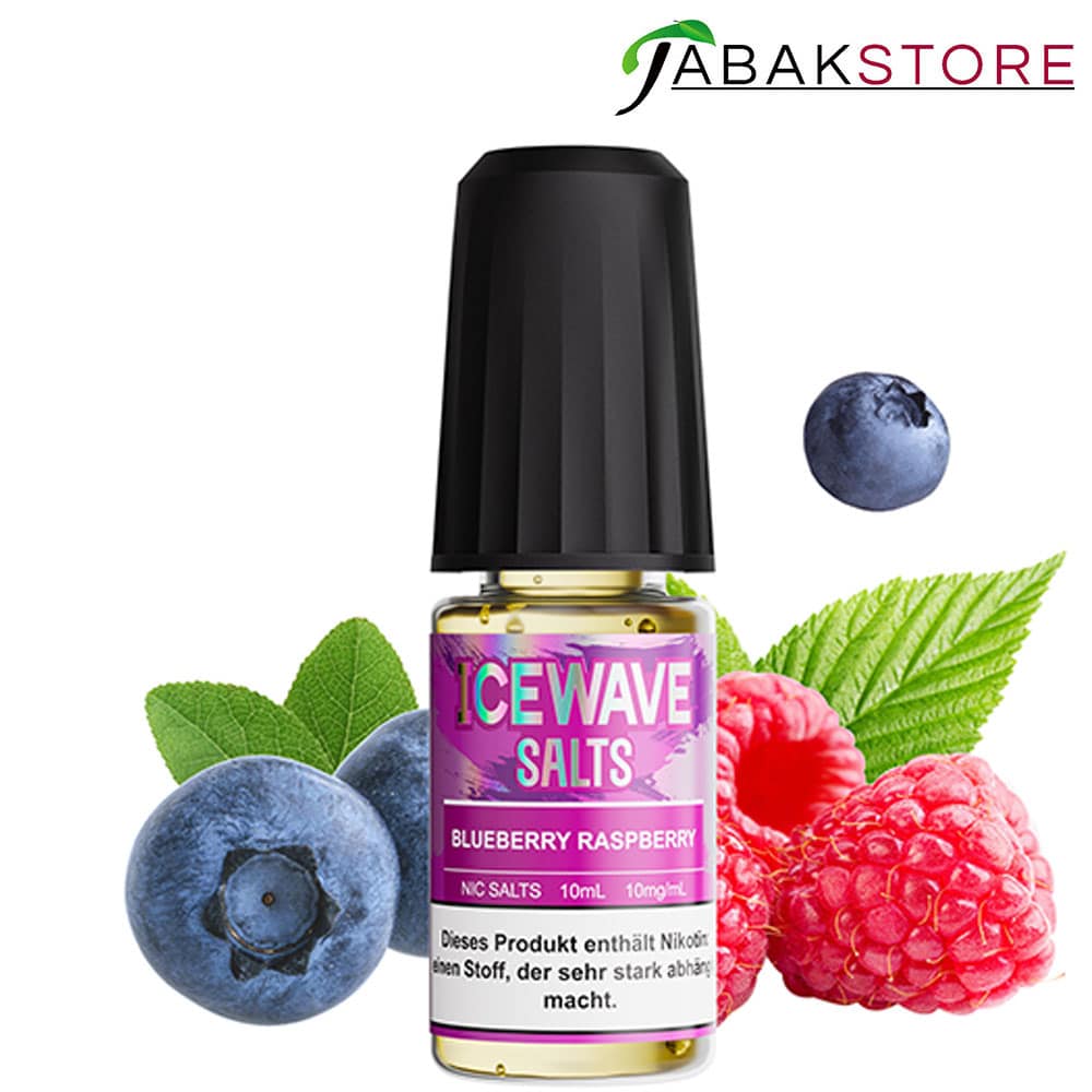 Ice Wave Liquids - Blueberry Raspberry in 10mg Nikotin | 7,95€