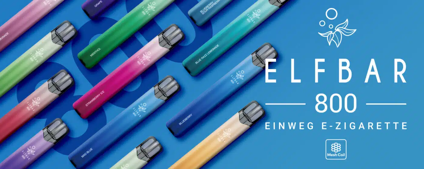 Elfbar 800 mit dem neuen Turbo Knopf