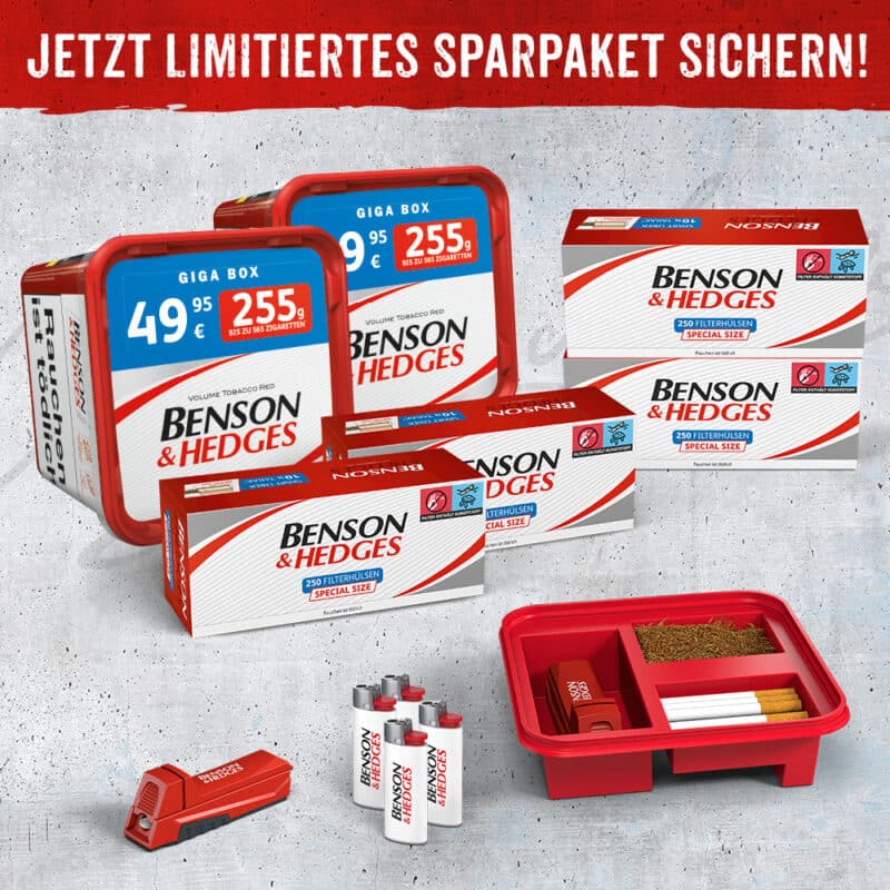 Benson und Hedges Mega Sparangebot
