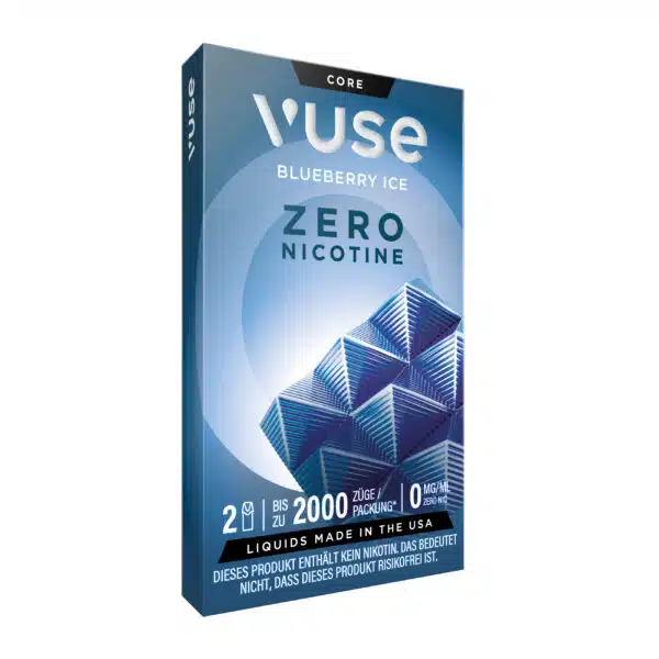 Vuse Pods Blueberry Ice 0mg ohne Nikotin links seitlich