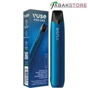 Vuse-Pro-One-Device-Pen-Blue-und-die-Verpackung