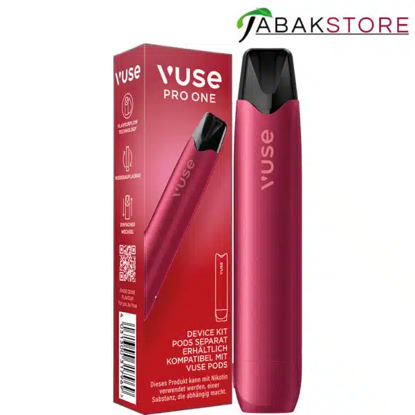 Vuse-Pro-One-Device-Red-mit-Verpackung-und-Device