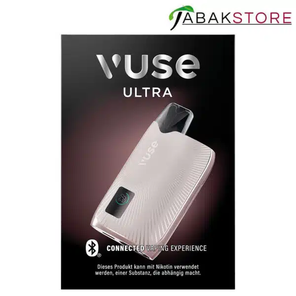 Vuse-Ultra-Device-Pearl-Rose in der Verpackung