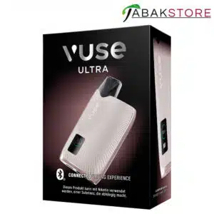 Vuse-Ultra-Device-Pearl-Rose-in-der-Verpackung-von-Links
